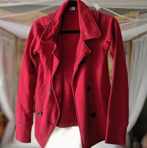 Red Independent Pea Coat
